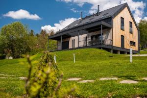 Zahrada ubytování Holiday House U Hájenky 6L Lipno Home