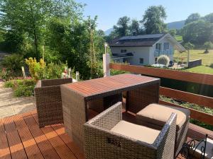Giardino di Ferienwohnung Drachennest mit Sonnenterrasse