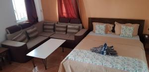 Posezení v ubytování LeBovallon B&B