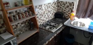 Kuchyň nebo kuchyňský kout v ubytování LeBovallon B&B