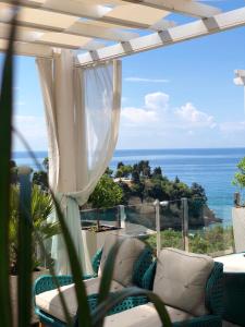 a room with a view of the ocean at Senator in Ulcinj