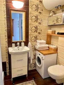 Kúpeľňa v ubytovaní Apartament przy Krupówkach - Laszka