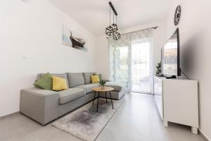 Svetainės erdvė apgyvendinimo įstaigoje Apartment Castrum Split