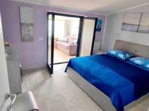 Postel nebo postele na pokoji v ubytování Sognando Agropoli
