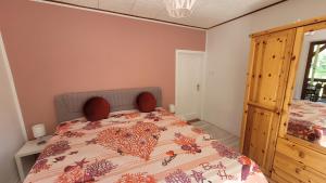 Łóżko lub łóżka w pokoju w obiekcie Villa Blu