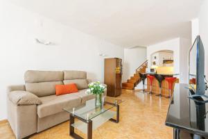 Posezení v ubytování WELCS DUPLEX 025 EMP frente al Mar