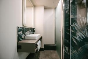 Koupelna v ubytování Travel24 Hotel Leipzig City