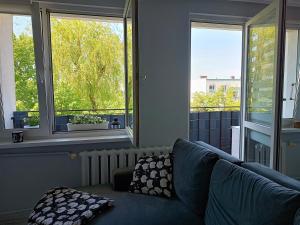 Zona d'estar a Bursztynowy Apartament