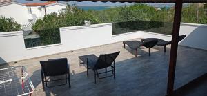 Balkón alebo terasa v ubytovaní Holiday House K&K