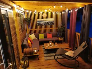 Posezení v ubytování Mobile home Linico