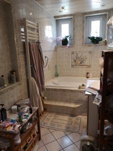 Edelweiss : حمام مع حوض ومغسلة