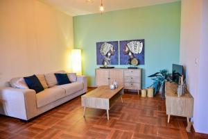 Posedenie v ubytovaní Great sea view apartment kokkini hani