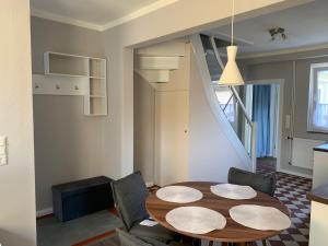 Χώρος καθιστικού στο Ferienwohnung Wilde - Coriansberg