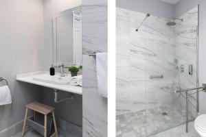 Et badeværelse på San Buenaventura Apartment 3