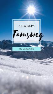 a sign for the ski and alps tennesney my vacation at Ski & Alps Tamsweg in Sauerfeld