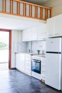 Dapur atau dapur kecil di Το Μεγάλο Αμπέλι