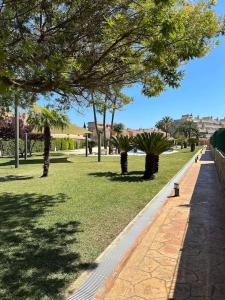 Vonkajšia záhrada v ubytovaní NUEVO Apartamento en Jávea