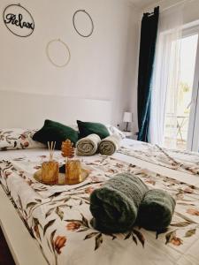 Postel nebo postele na pokoji v ubytování Apartment Melani