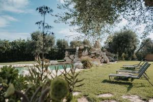 Jardin de l'établissement Masseria Le Lamie
