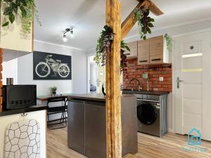 Kuchyň nebo kuchyňský kout v ubytování Munch Room -10 Minutes to Gdańsk Old Town & Sea + 31 fotografií