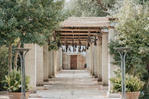 Jardin de l'établissement Masseria Le Lamie
