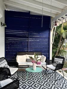 Posezení v ubytování Villa Mango 150 mètres plage à pied