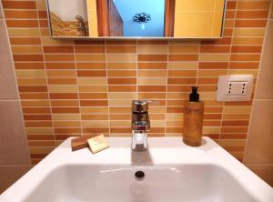 Koupelna v ubytování Altavilla Albergo meublé