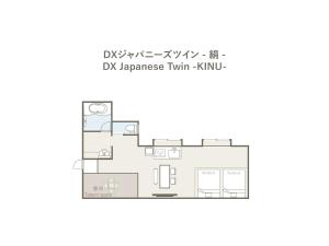 Půdorys ubytování Relax Hotel Takayama Station