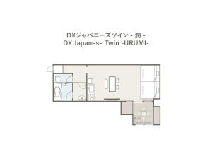 Půdorys ubytování Relax Hotel Takayama Station