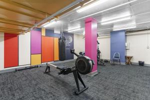 The fitness centre and/or fitness facilities at Newly Renovated 2 Bedroom Downtown Saskatoon Condo