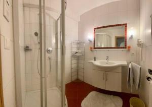 Kúpeľňa v ubytovaní Hotel Landhaus Marchfeld