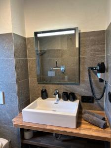 Koupelna v ubytování Ferienwohnungen LODGE-B