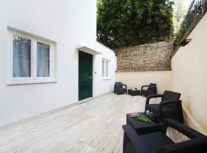 A seating area at The One Prati Rooms
