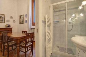 A bathroom at Santa croce elegant with garage
