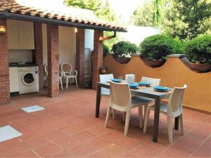 A patio or other outdoor area at Santa croce elegant with garage