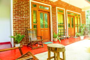 Patio nebo venkovní prostory v ubytování MUM Jungle Inn