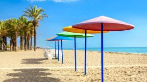 A beach at or near the homestay