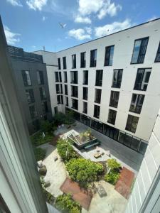 a view from the window of a building at Eyre Square Galway Central Self Catering in Galway