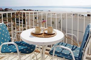 En balkong eller terrass på Holiday apartments Lidija