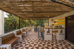 Restaurace v ubytování Zostel Visakhapatnam (Vizag)