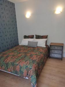 Ένα ή περισσότερα κρεβάτια σε δωμάτιο στο Sezane