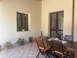 Patio nebo venkovní prostory v ubytování Nespolilla