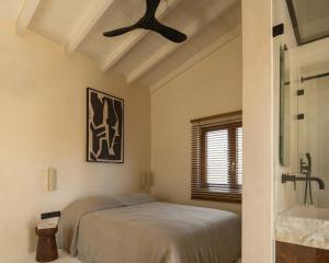 Ένα ή περισσότερα κρεβάτια σε δωμάτιο στο Casa Feliz Crete, Mediterranean villa in Gerani Rethymno +34 φωτογραφίες
