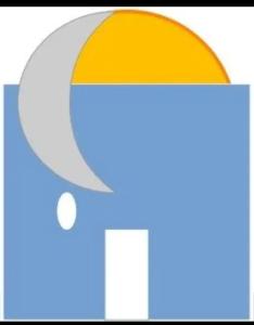 een afbeelding van een diagram van een huis bij Dammuso SoleLuna. in Terrasini