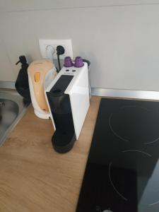Príslušenstvo na prípravu kávy alebo čaju v ubytovaní Rooms Diana
