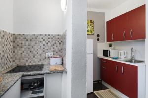 Kuchyň nebo kuchyňský kout v ubytování Casa Maria