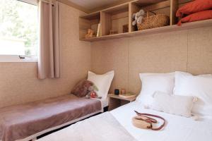 Slow Village Anduze - Cévennes客房内的一张或多张床位