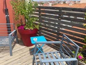 Балкон или терраса в Le Patio Père Pigne Guestroom