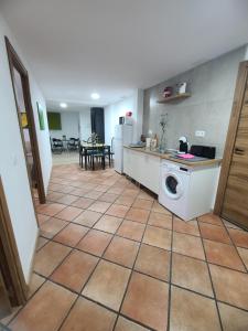 Kuchyňa alebo kuchynka v ubytovaní La Plumaria de Málaga