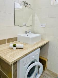 A bathroom at Attila Studio Apartments